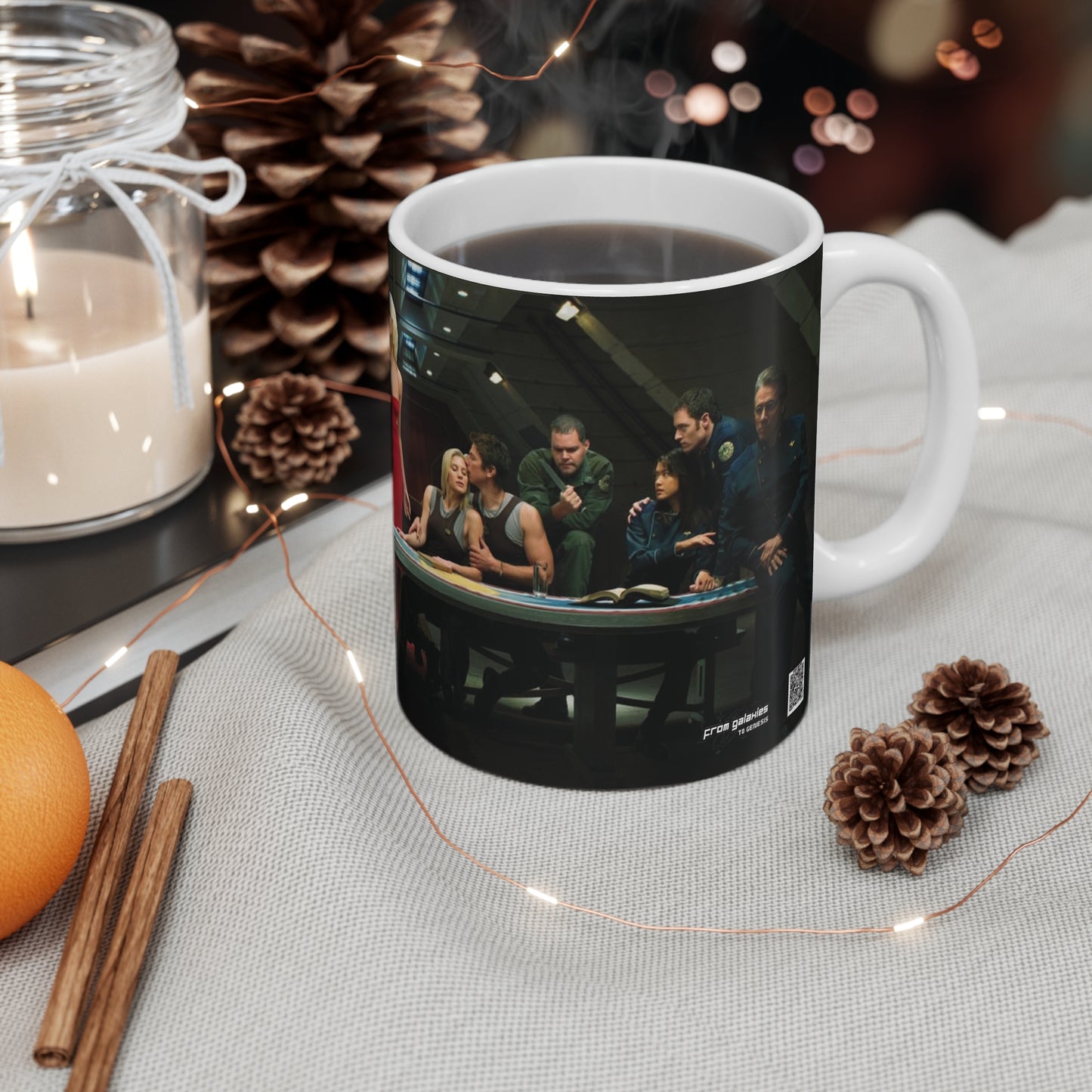 Frakking Fellowship Mug — Battlestar Galactica ‘Last Supper’ Parody