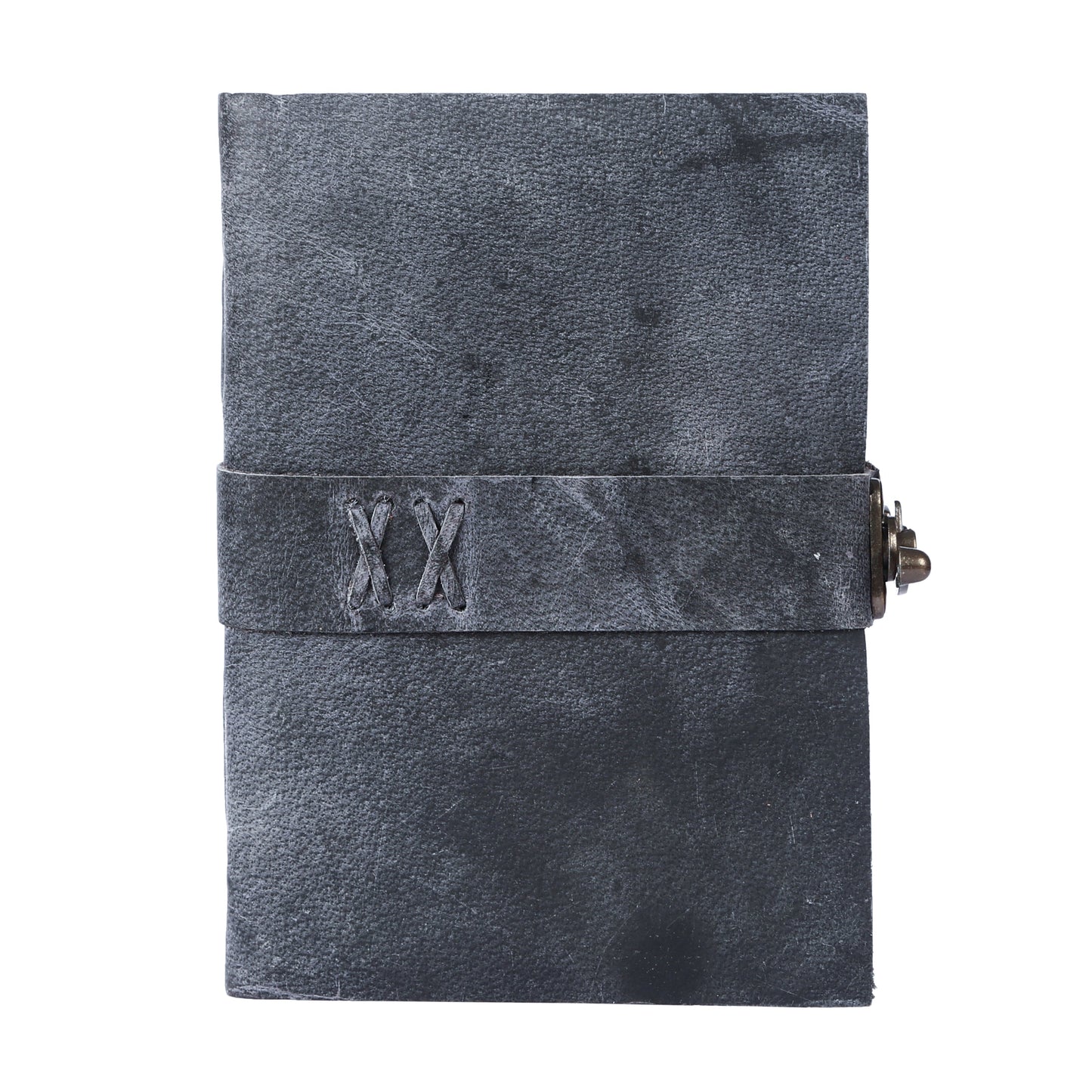 Sentinel Vintage Journal — Leather Notebook with Lock & Handmade Pages