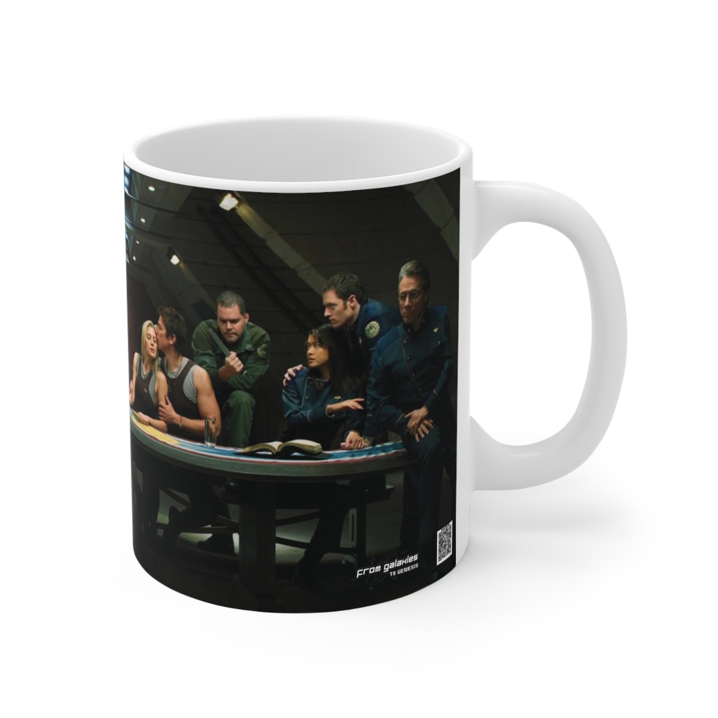 Frakking Fellowship Mug — Battlestar Galactica ‘Last Supper’ Parody
