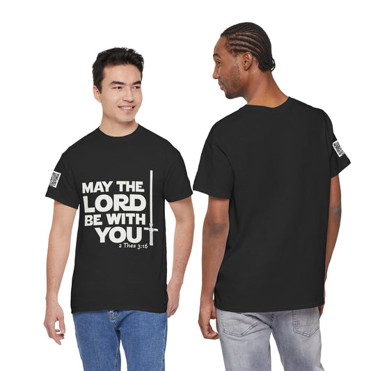 May the Lord Be With You Tee — Galactic Blessing Statement Shirt
