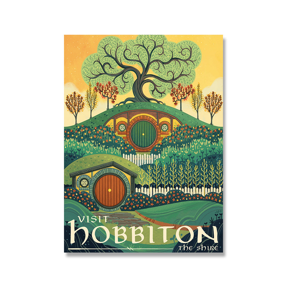 LOTR Hobbiton Print