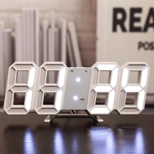 LED Digital Wall Clock - From Galaxies to Genesis