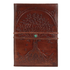 Handmade Leather Tree of Life Journal