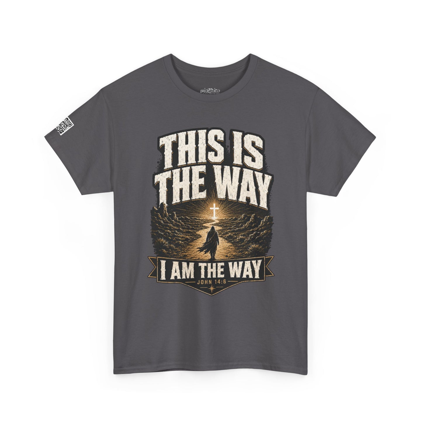 This Is The Way Christian Sci-Fi Tee -John 14:6 Faith Journey Shirt -Mandalorian Inspired Graphic T-Shirt