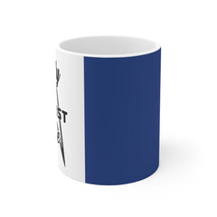 Coffee Mug - Star Trek Badge Logo 'To Boldly go, but first coffee' - From Galaxies to Genesis