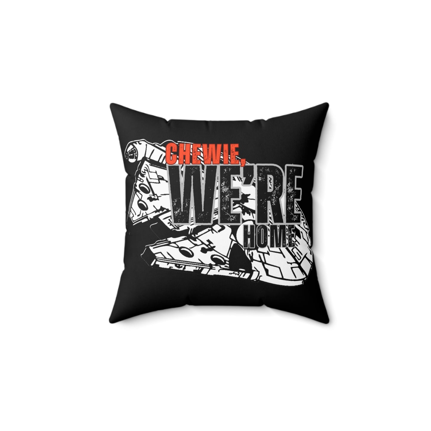 Star Wars Throw Pillow Black for Printify