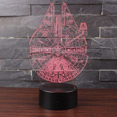 Millennium Falcon Shaped Night Light - From Galaxies to Genesis