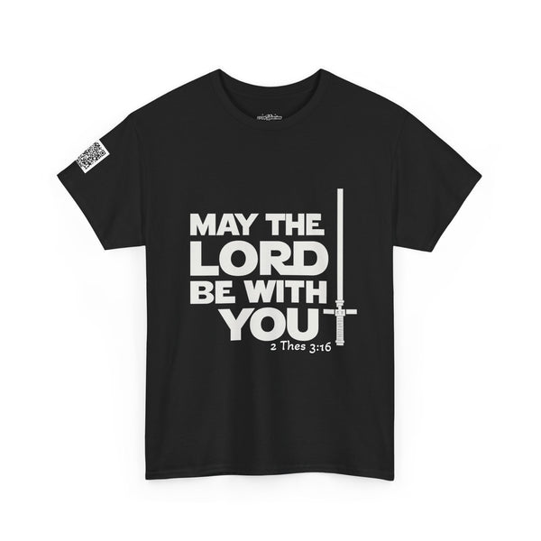 May the Lord Be With You Tee — Galactic Blessing Statement Shirt