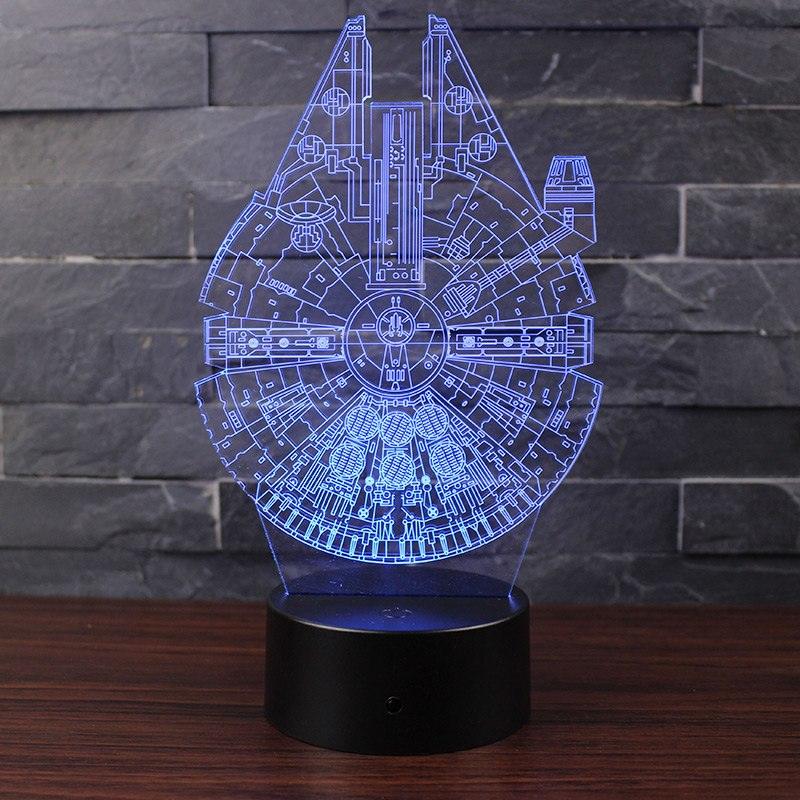 Millennium Falcon Shaped Night Light - From Galaxies to Genesis