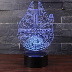 Millennium Falcon Shaped Night Light - From Galaxies to Genesis