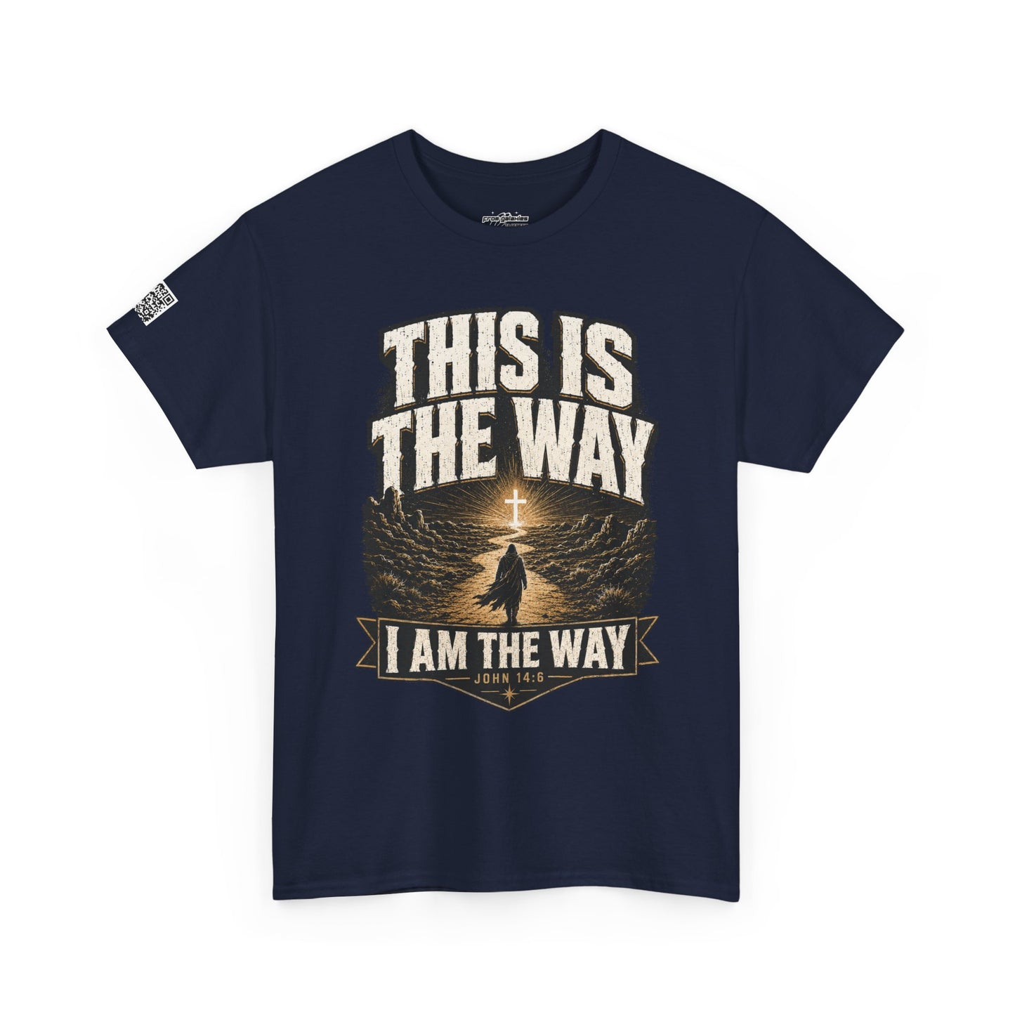 This Is The Way Christian Sci-Fi Tee -John 14:6 Faith Journey Shirt -Mandalorian Inspired Graphic T-Shirt