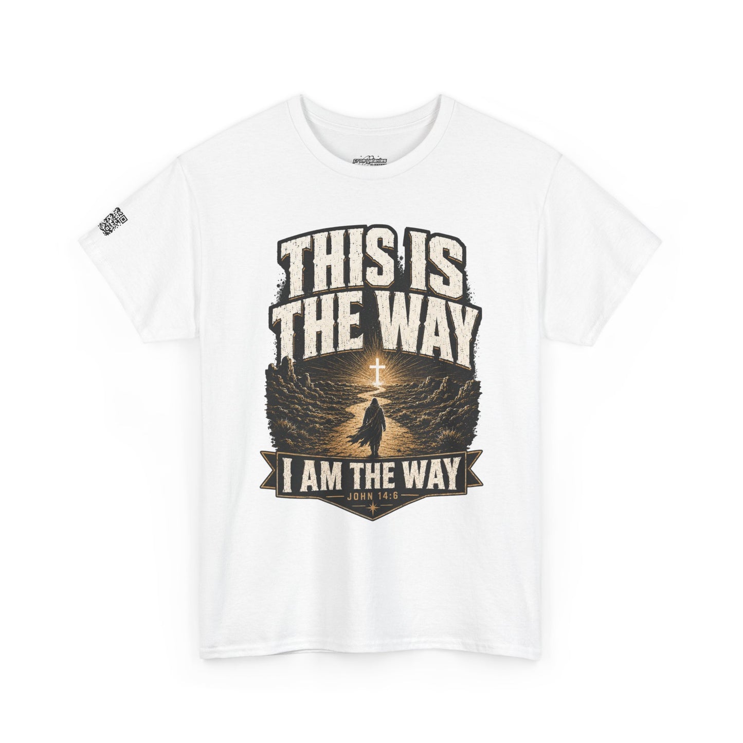 This Is The Way Christian Sci-Fi Tee -John 14:6 Faith Journey Shirt -Mandalorian Inspired Graphic T-Shirt