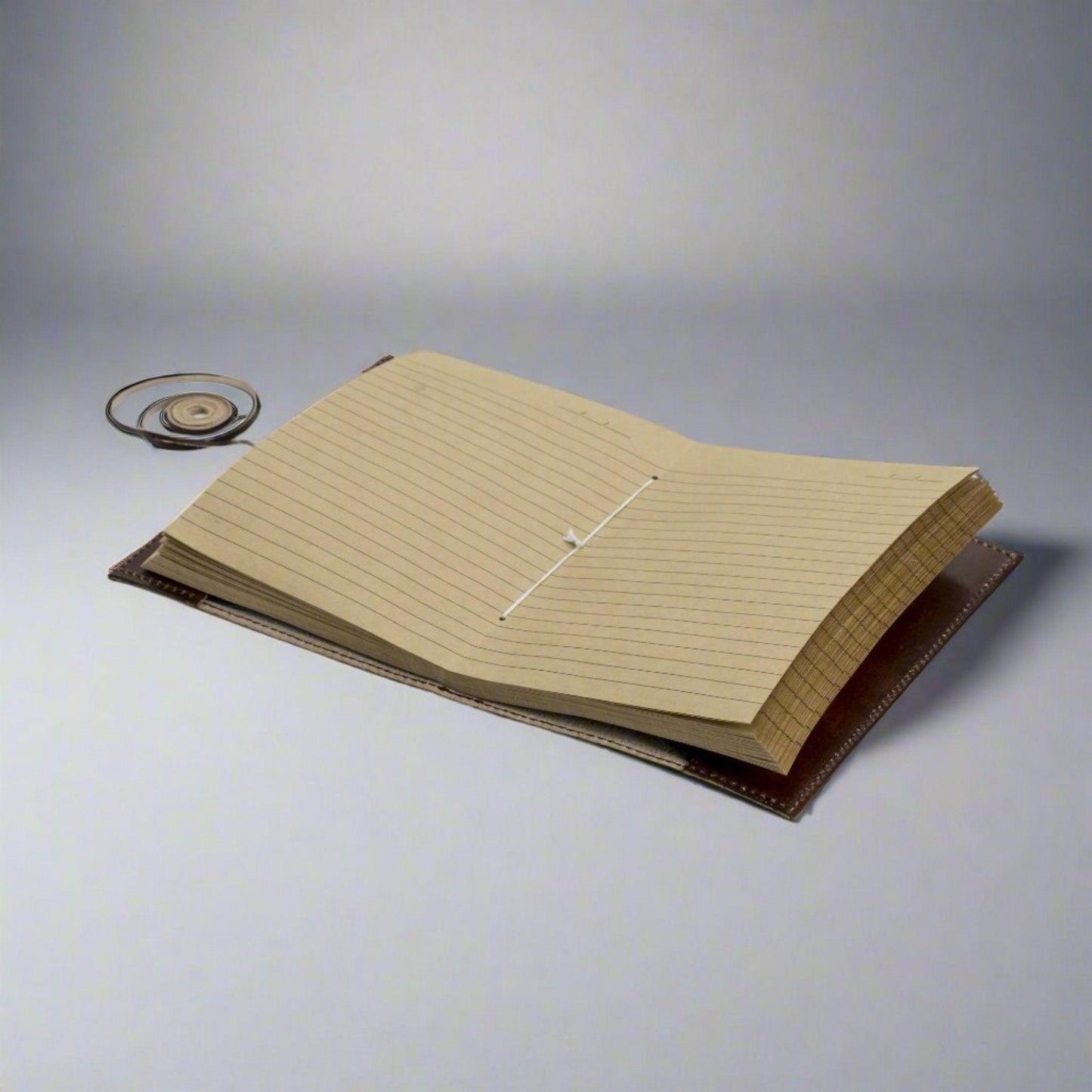 Double Dragon Journal — Refillable Leather Notebook for Stories & Scriptures