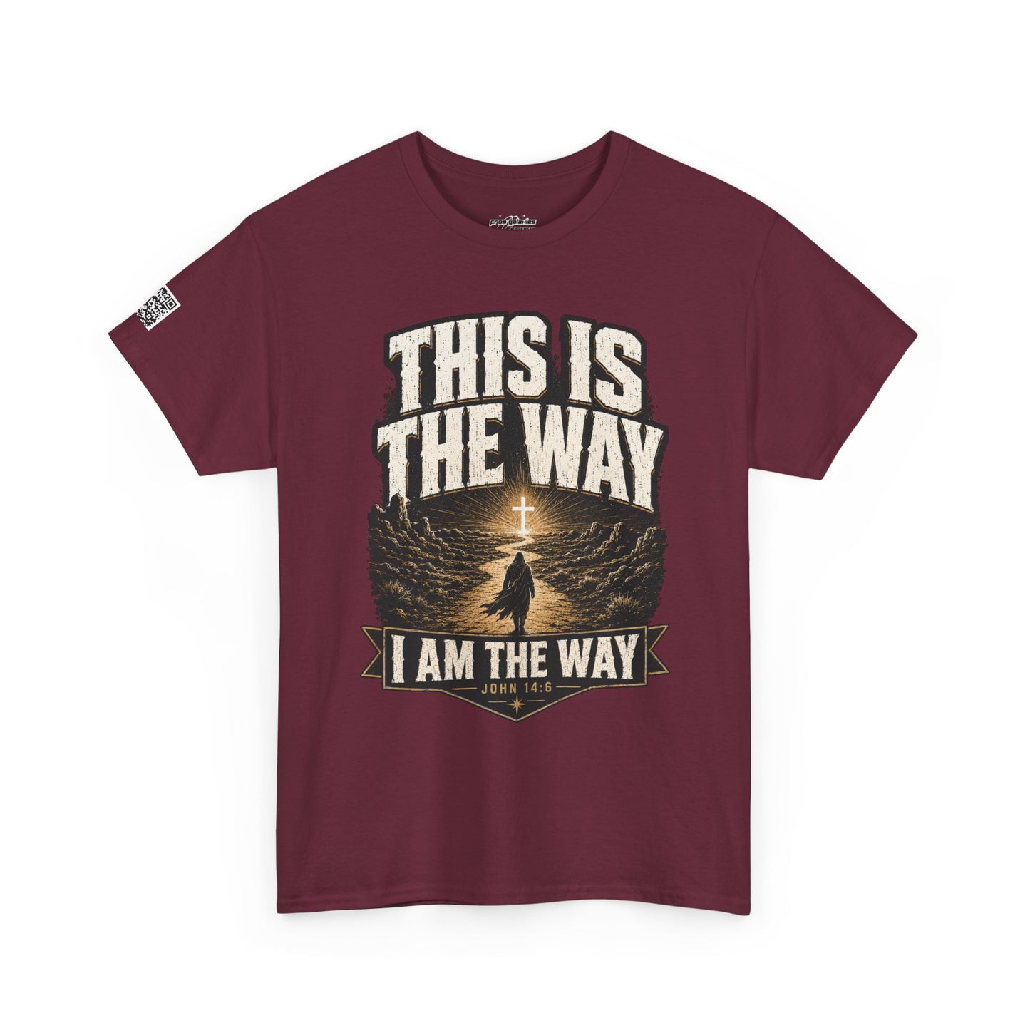 This Is The Way Christian Sci-Fi Tee -John 14:6 Faith Journey Shirt -Mandalorian Inspired Graphic T-Shirt