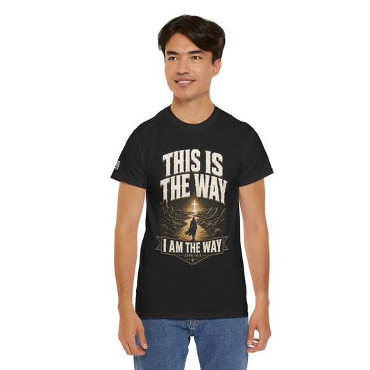This Is The Way Christian Sci-Fi Tee -John 14:6 Faith Journey Shirt -Mandalorian Inspired Graphic T-Shirt