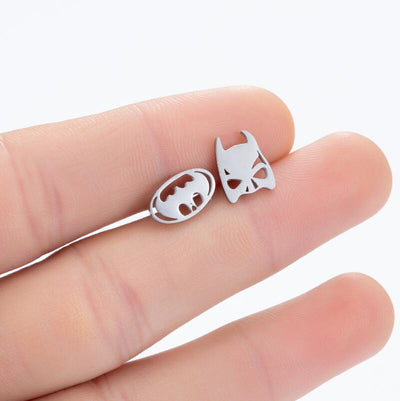 Batman Stainless Steel Earrings