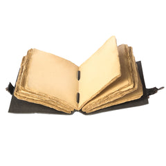 Handcrafted Vintage Leather-bound Journal with Lock