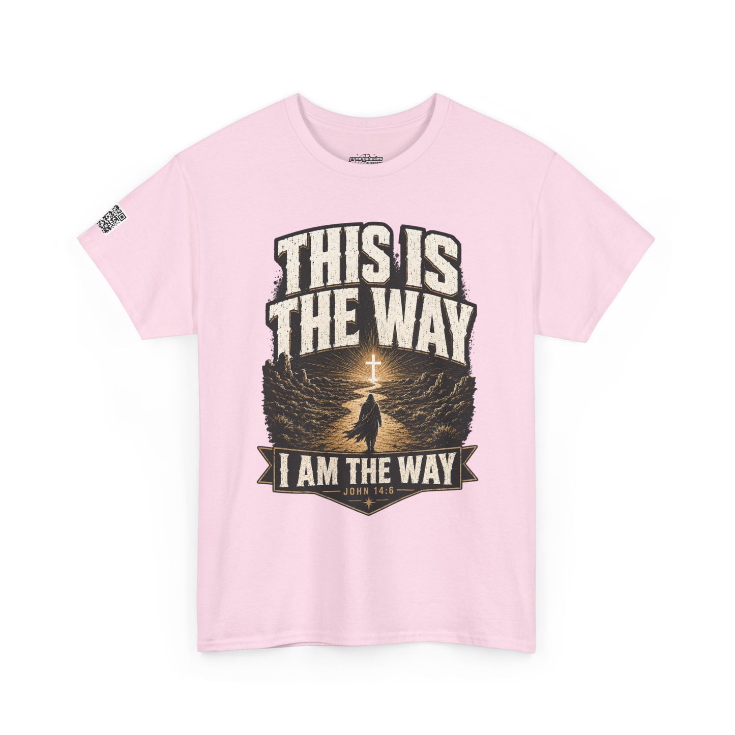 This Is The Way Christian Sci-Fi Tee -John 14:6 Faith Journey Shirt -Mandalorian Inspired Graphic T-Shirt