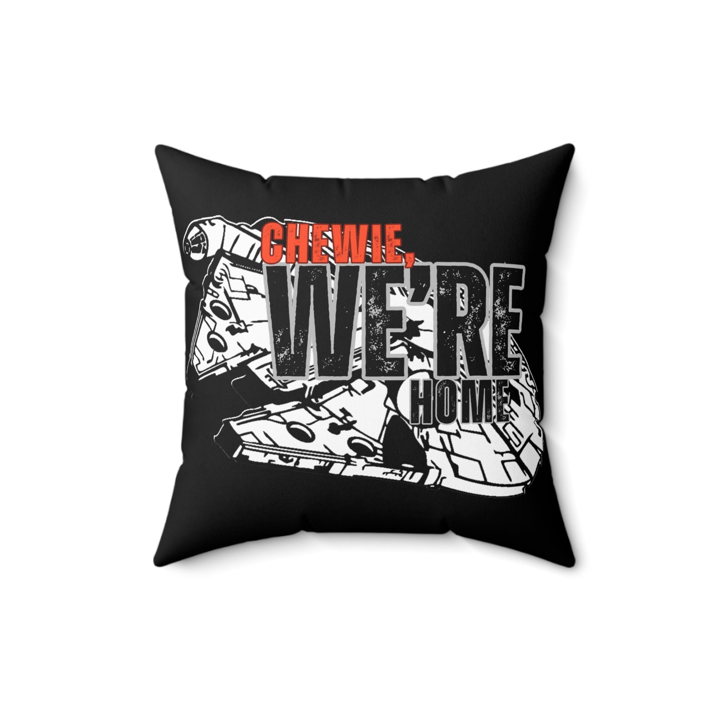 Star Wars Throw Pillow Black for Printify
