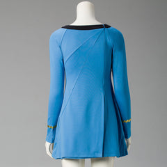 Star Trek Cosplay Blue Uniform Dress