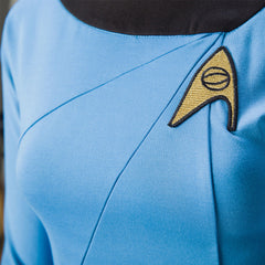 Star Trek Cosplay Blue Uniform Dress