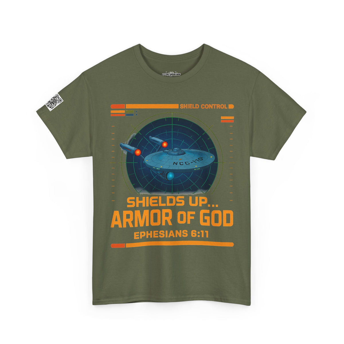 Armor of God T-Shirt-Army Green