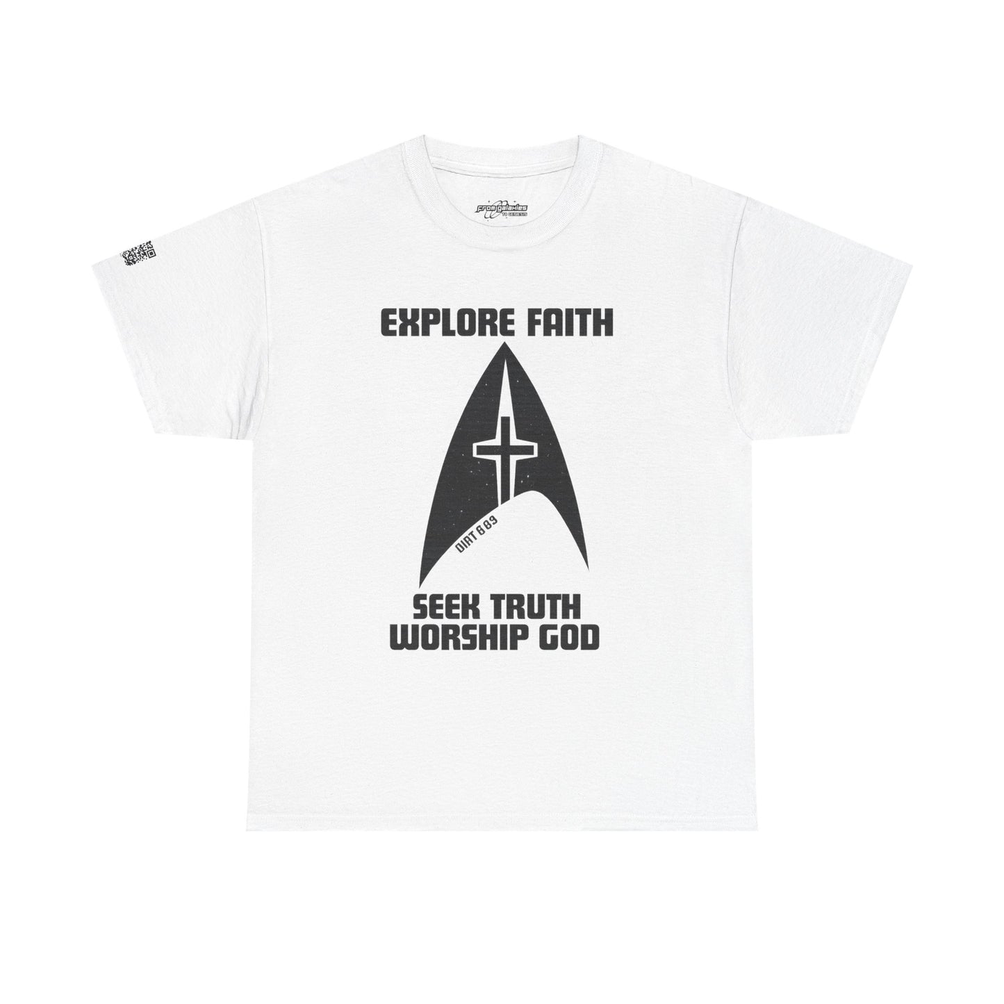 Explore Faith, Seek Truth, Worship God Cotton Tee