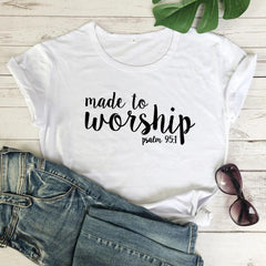 Made To Worship T-shirt - From Galaxies to Genesis