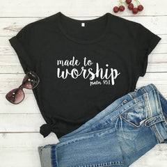 Made To Worship T-shirt - From Galaxies to Genesis