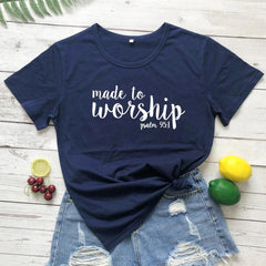 Made To Worship T-shirt - From Galaxies to Genesis