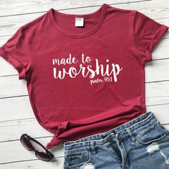 Made To Worship T-shirt - From Galaxies to Genesis