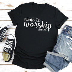 Made To Worship T-shirt - From Galaxies to Genesis