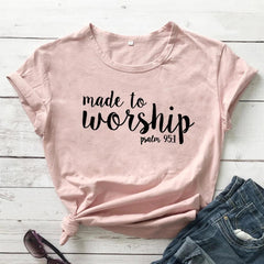 Made To Worship T-shirt - From Galaxies to Genesis