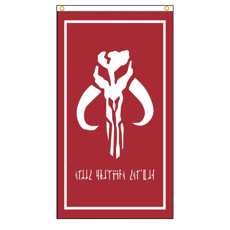 Red Mandalorian / Boba Fett Flag