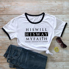 His Will, His Way, My Faith T-shirt - From Galaxies to Genesis