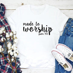 Made To Worship T-shirt - From Galaxies to Genesis