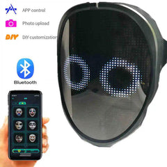 Bluetooth LED Costume Mask