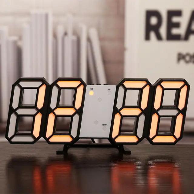 LED Digital Wall Clock - From Galaxies to Genesis