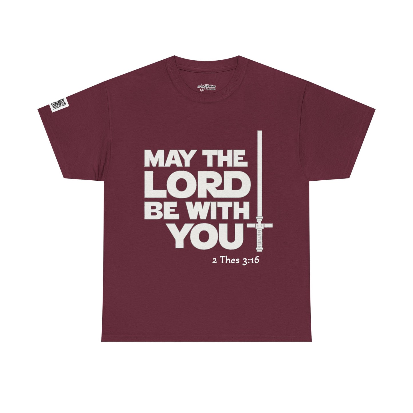 May_the_Lord_be_with_you_Tee-Maroon