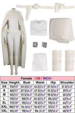 Padme Cosplay Cloak Battle Suit - From Galaxies to Genesis