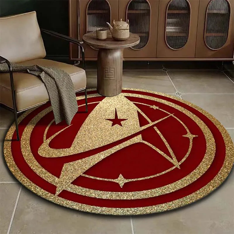 Star Trek Round Carpet Rug