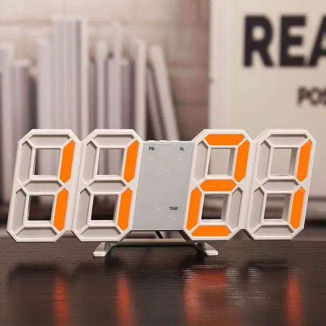 LED Digital Wall Clock - From Galaxies to Genesis
