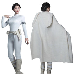 Padme Cosplay Cloak Battle Suit - From Galaxies to Genesis