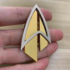 "The Next Generation" Admiral Communicator Badge - From Galaxies to Genesis