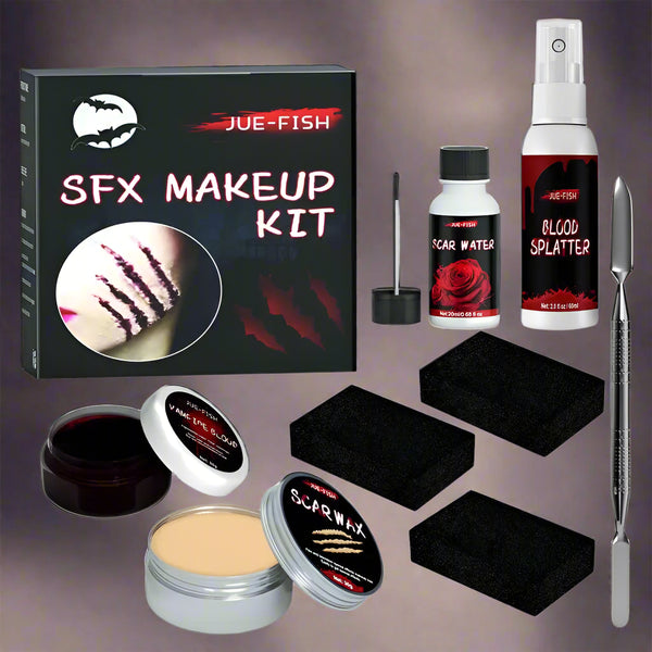 Cosplay Special Effects Fake Scar Wound Makeup Kit Bag - From Galaxies to Genesis