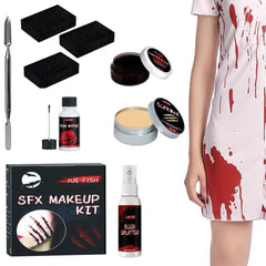 Cosplay Special Effects Fake Scar Wound Makeup Kit Bag - From Galaxies to Genesis