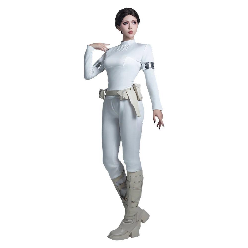 Padme Cosplay Cloak Battle Suit - From Galaxies to Genesis