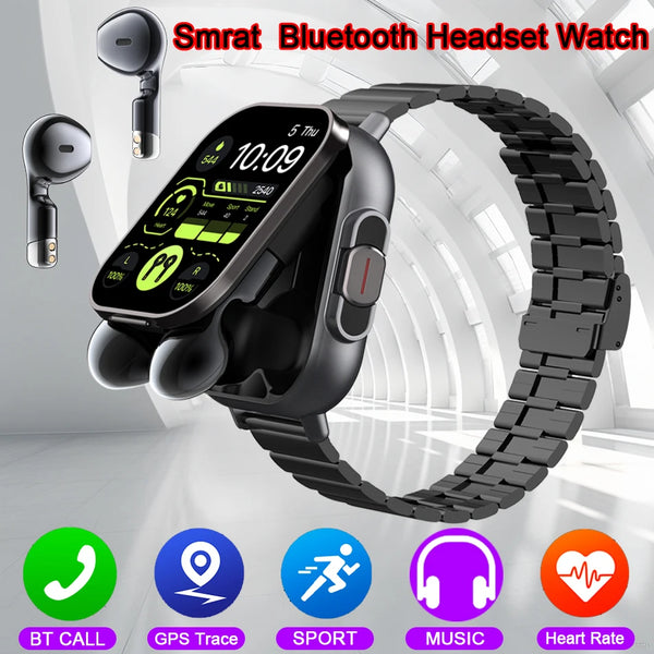 2-in-1 Smart Watch + Earbuds Combo — Stay Connected, Hands-Free