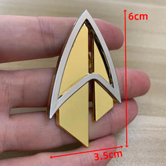 "The Next Generation" Admiral Communicator Badge - From Galaxies to Genesis