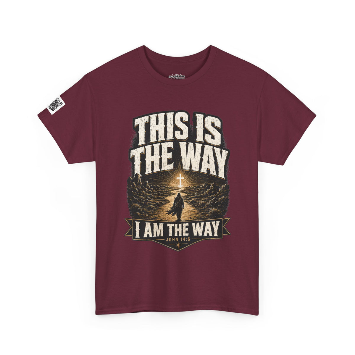 This Is The Way Christian Sci-Fi Tee-Maroon